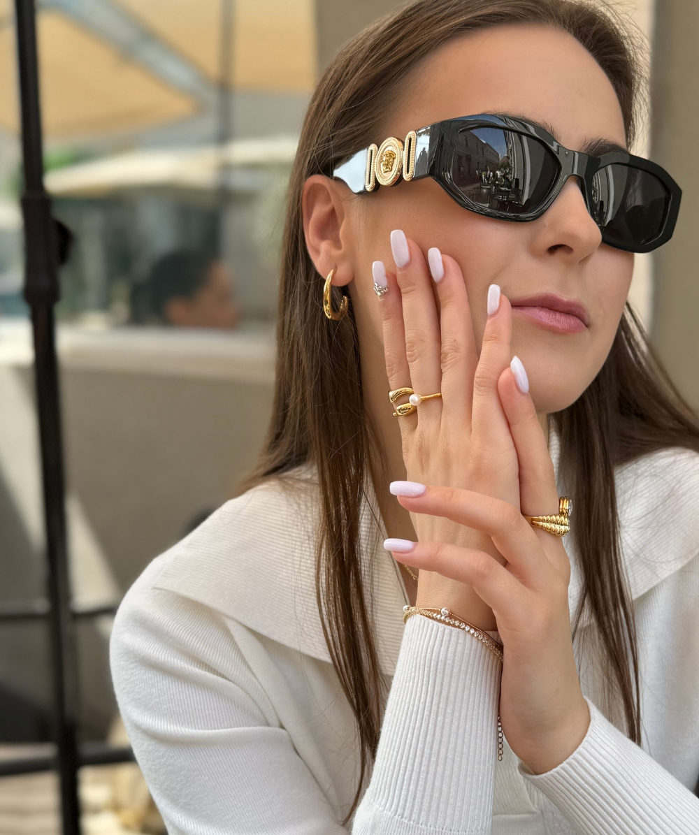 Ženske naušnice zlatne, tipa "creole", MORELLATO