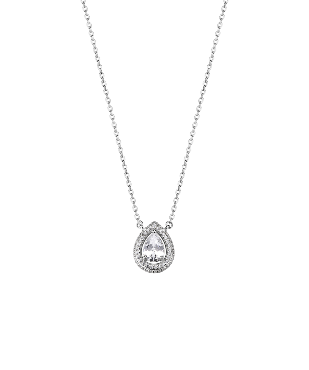 Women's silver Anna short necklace, Rosato