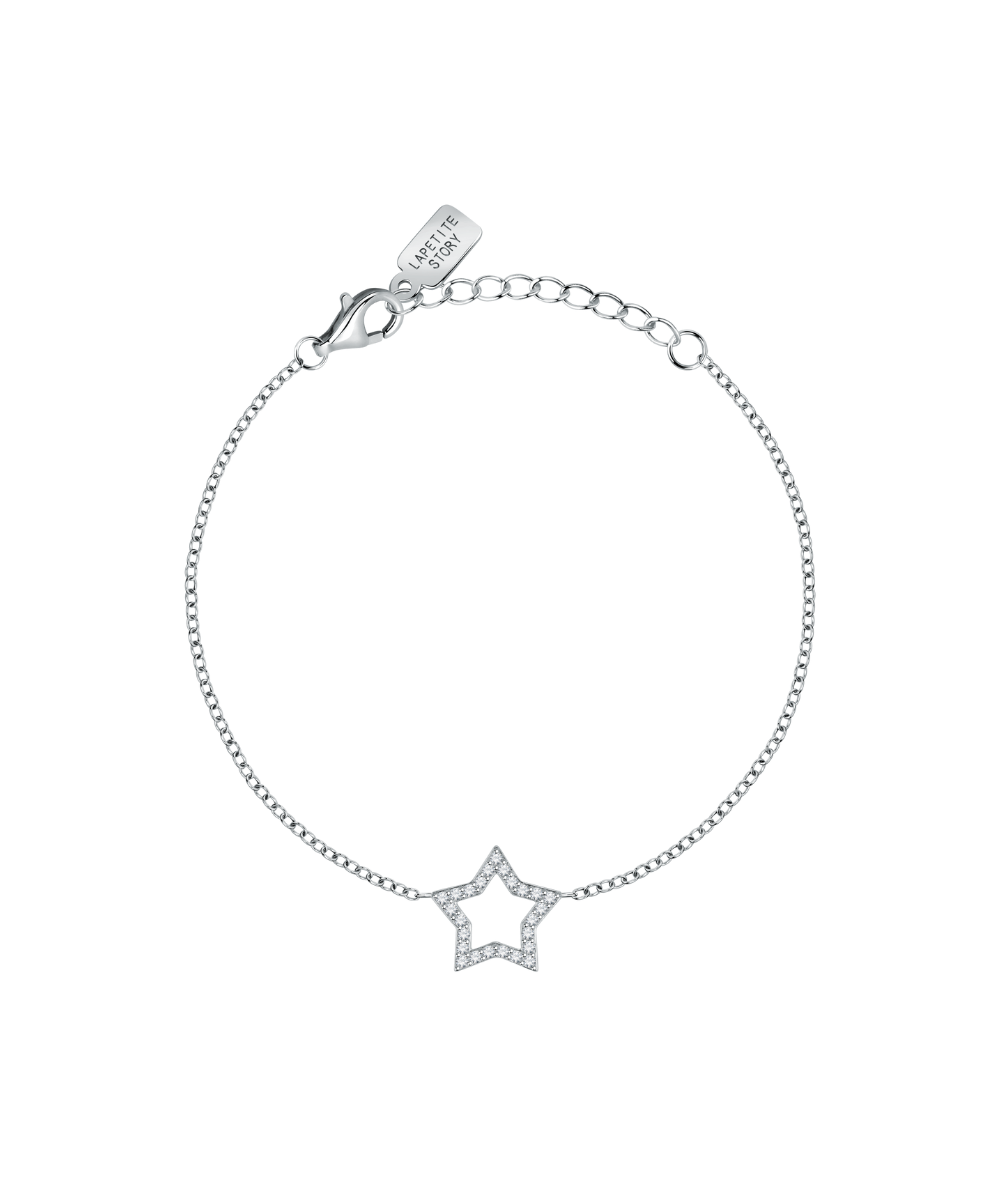 Bratara de dama din argint reglabila cu stea, La Petite Story