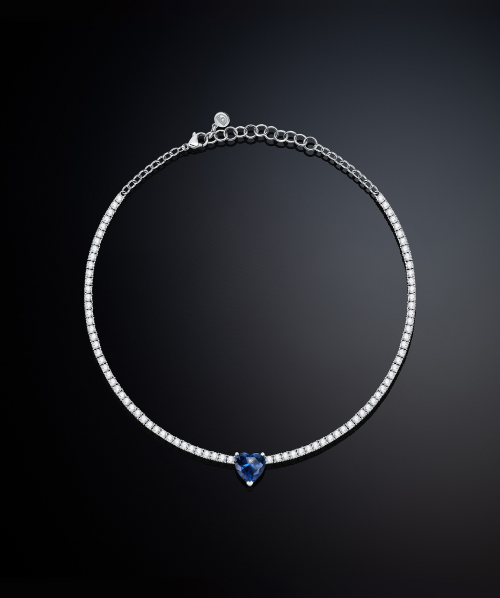 Podesiva ženska ogrlica FIRST LOVE s privjeskom u obliku srca, Chiara Ferragni