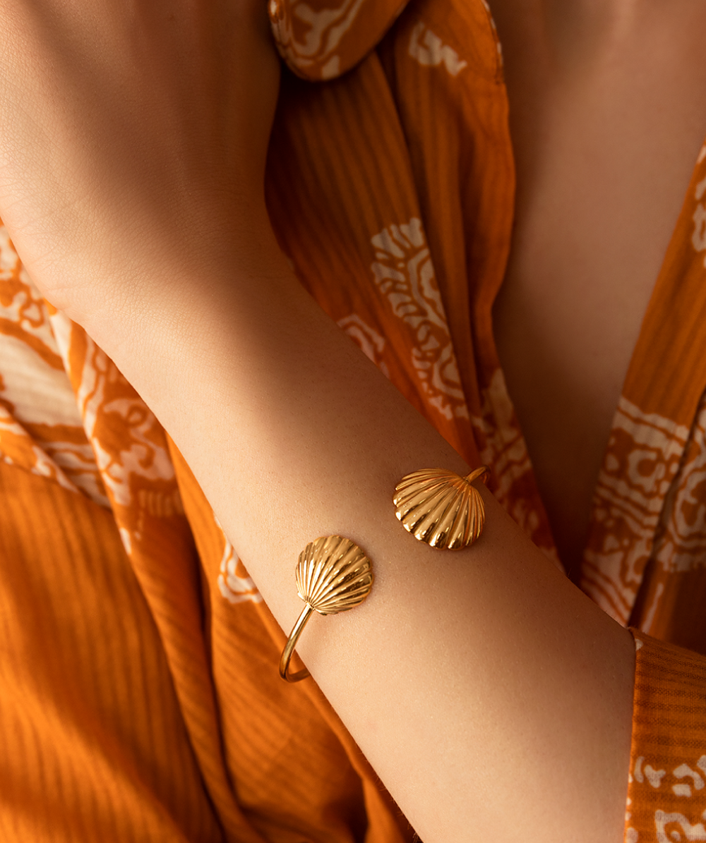 Narukvica na ruku Venus, pozlačena, Lilou