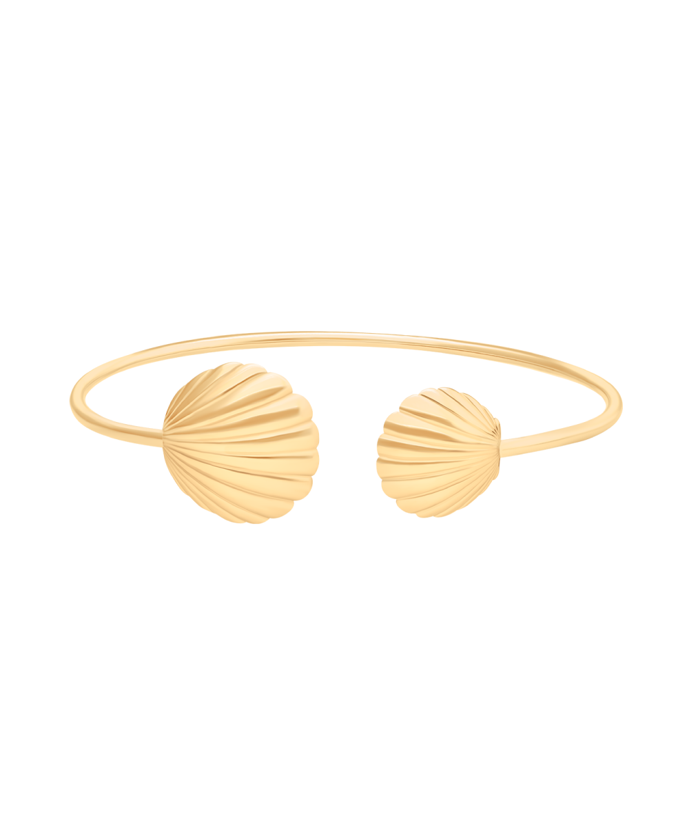 Venus cuff bracelet gold plated, Lilou