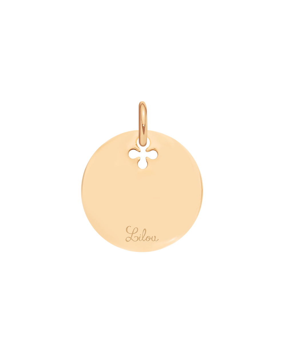 Football hanging pendant, gold plated, Lilou