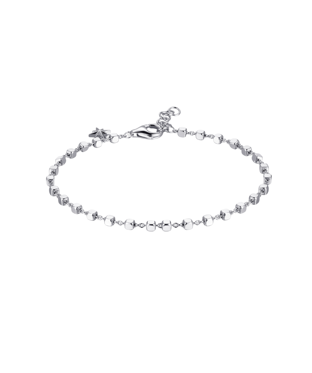 Ženski srebrni narukvic STORIE, ROSATO