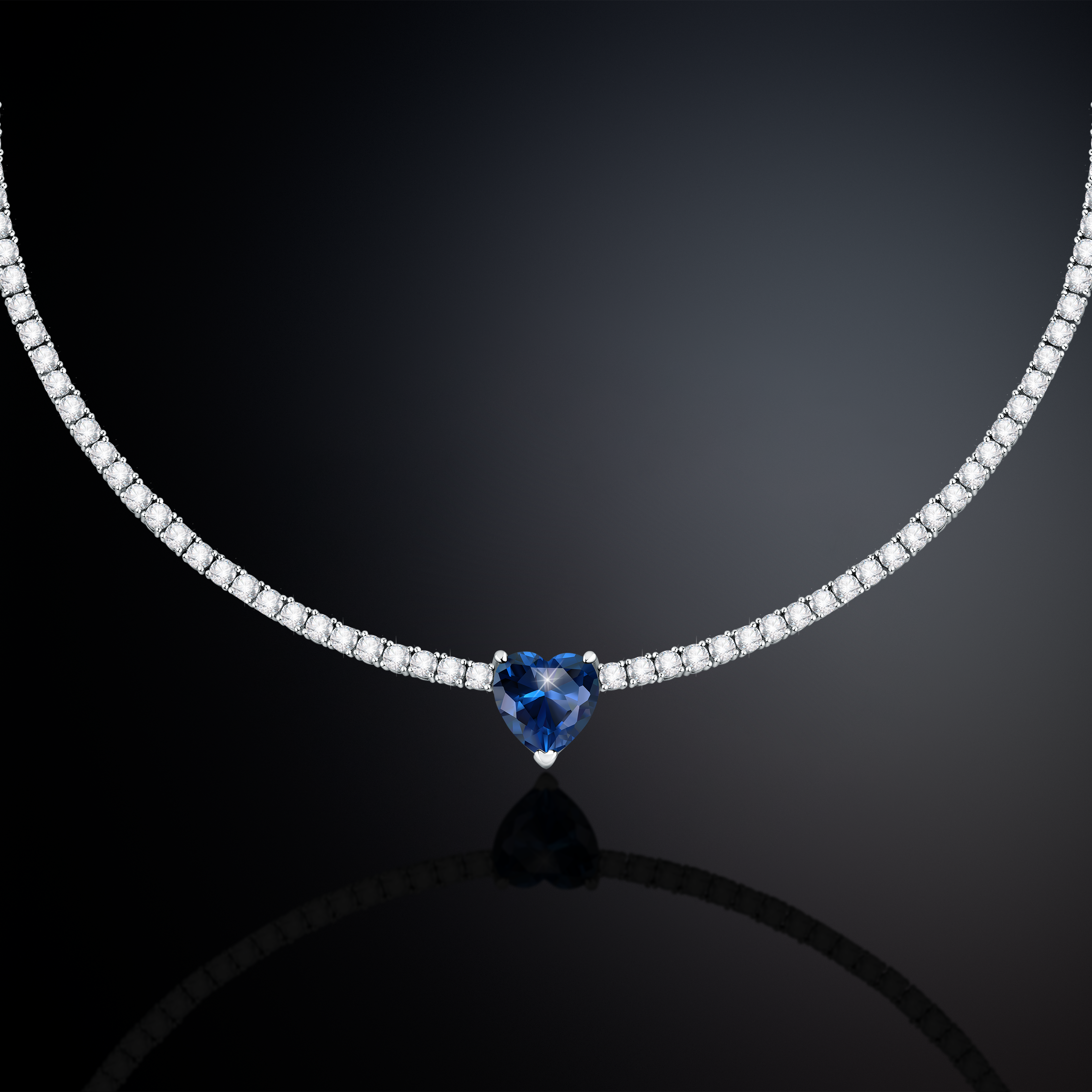 Podesiva ženska ogrlica FIRST LOVE s privjeskom u obliku srca, Chiara Ferragni