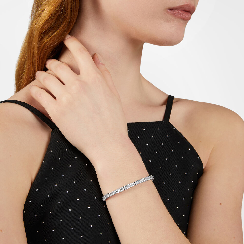 Ženski srebrni Classic Tennis narukvica, podesiva 16 + 2 cm, CHIARA FERRAGNI