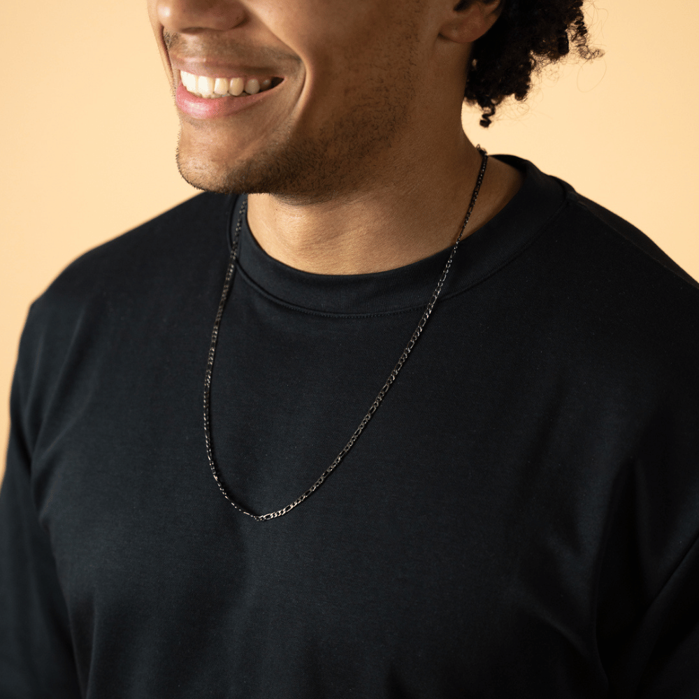 Muška ogrlica, podesiva, Primo Black, GEMINI