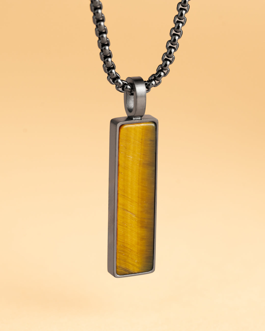 Muška ogrlica Galli Black Tiger, GEMINI