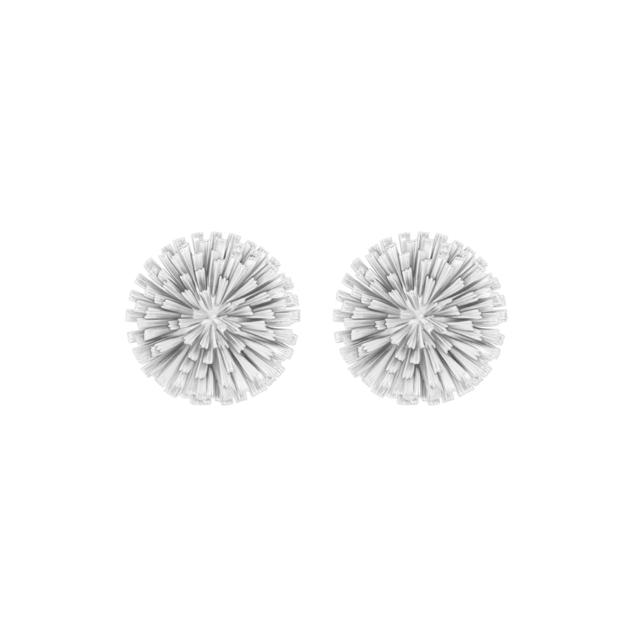 Ženske naušnice, tip stud, Bloom, srebrne, 925, 1,6 cm, Lilou