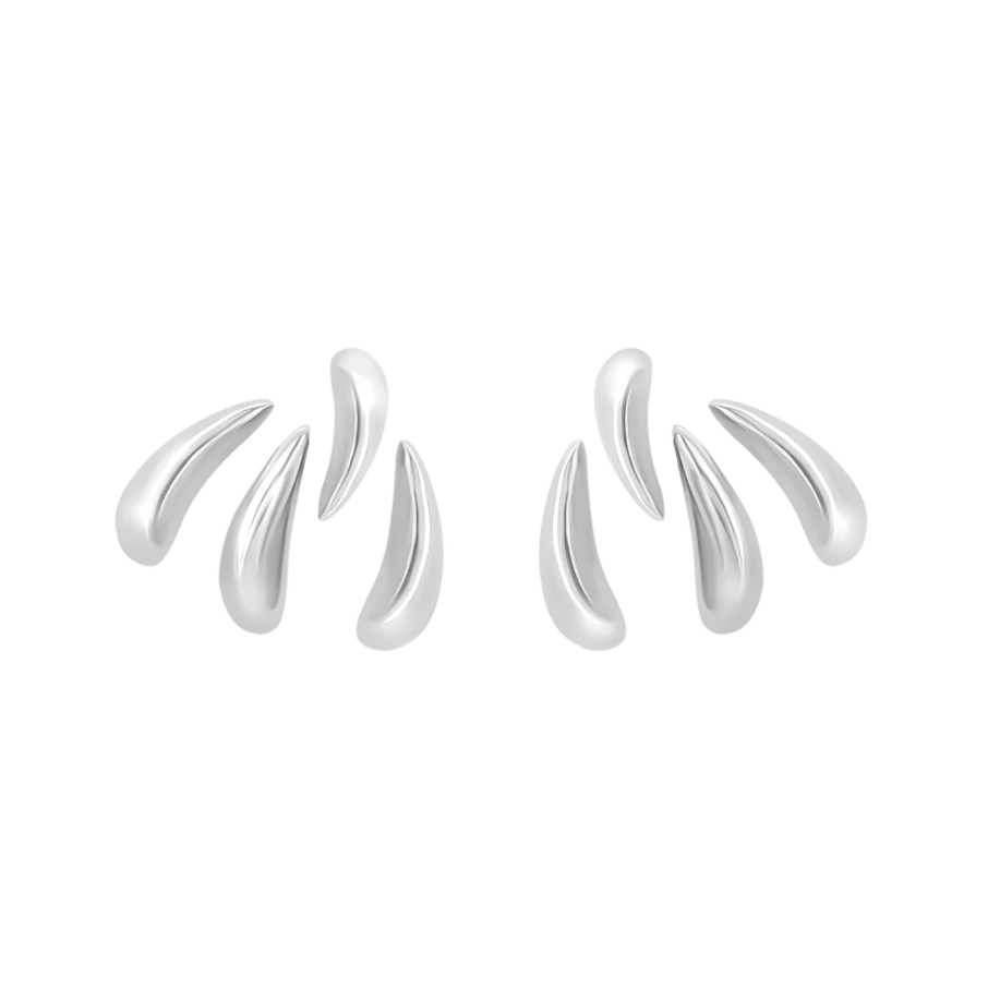 Ženske naušnice na ušnu resicu Forza, srebrne 925, 1,2 cm, Lilou