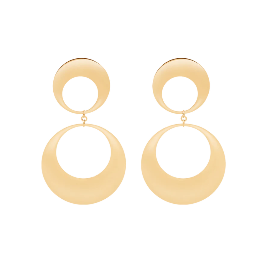 Ženske modularne otvorene naušnice Lune, Lilou