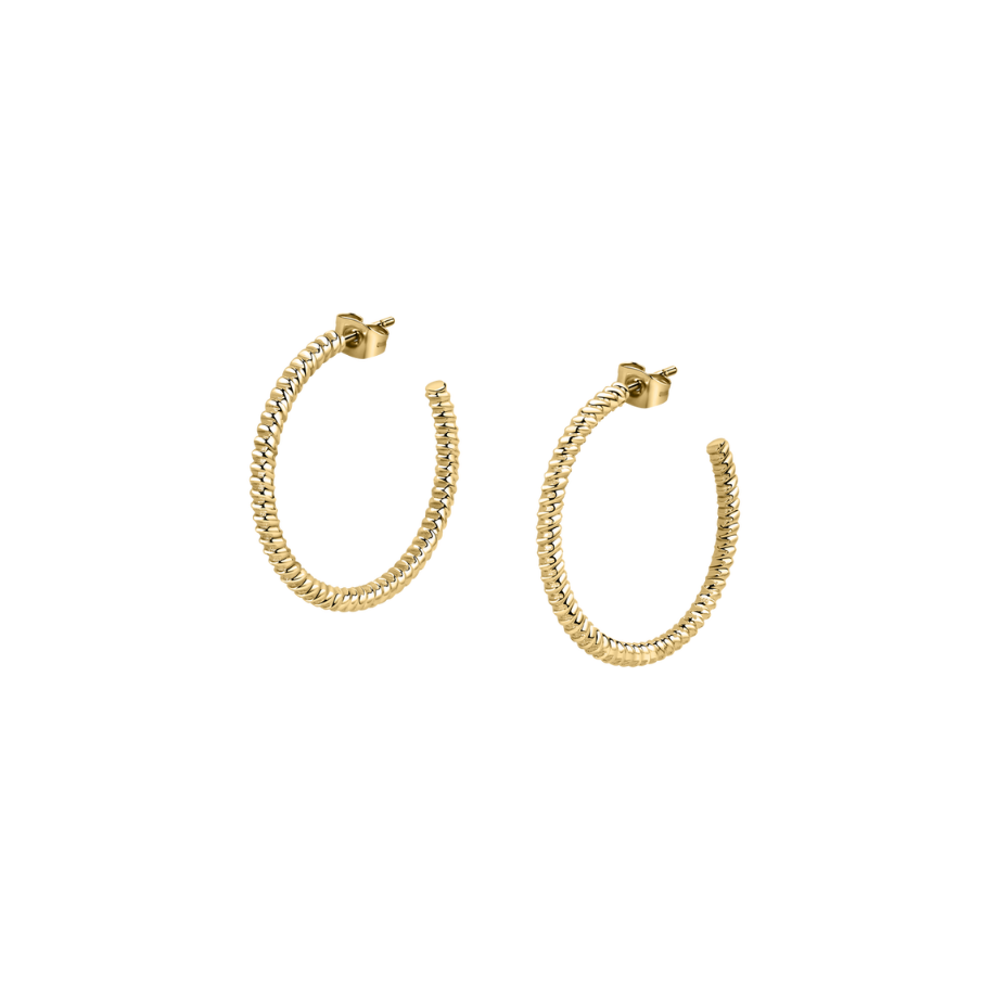 Women's earrings Creole gold-plated