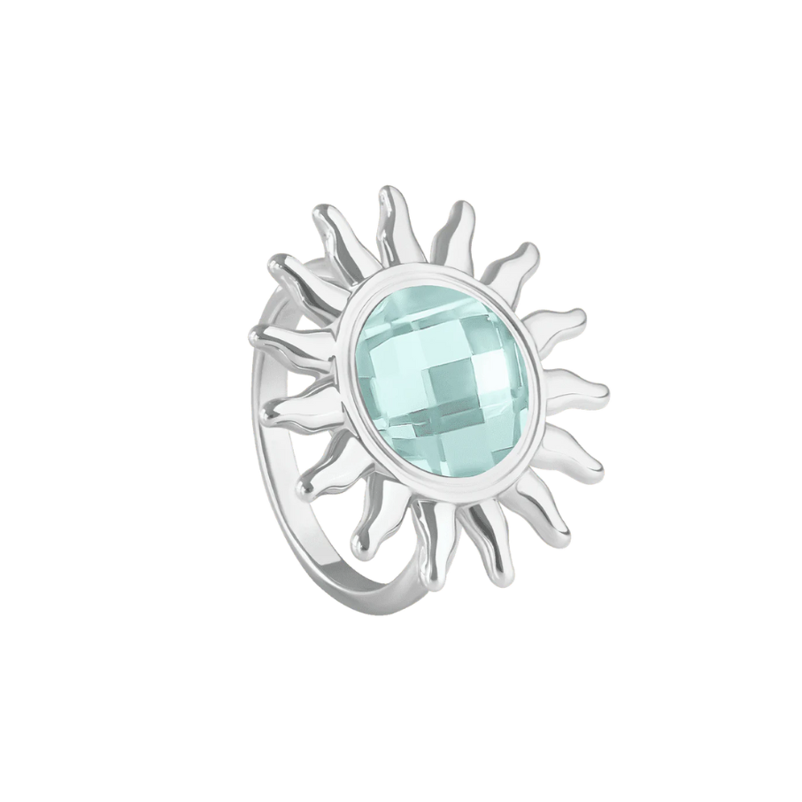 Ženski prsten Soleil 2.2 cm, srebrne boje, Lilou