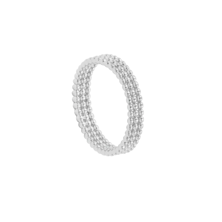 Ženski prsten Etno, srebrne boje, Lilou