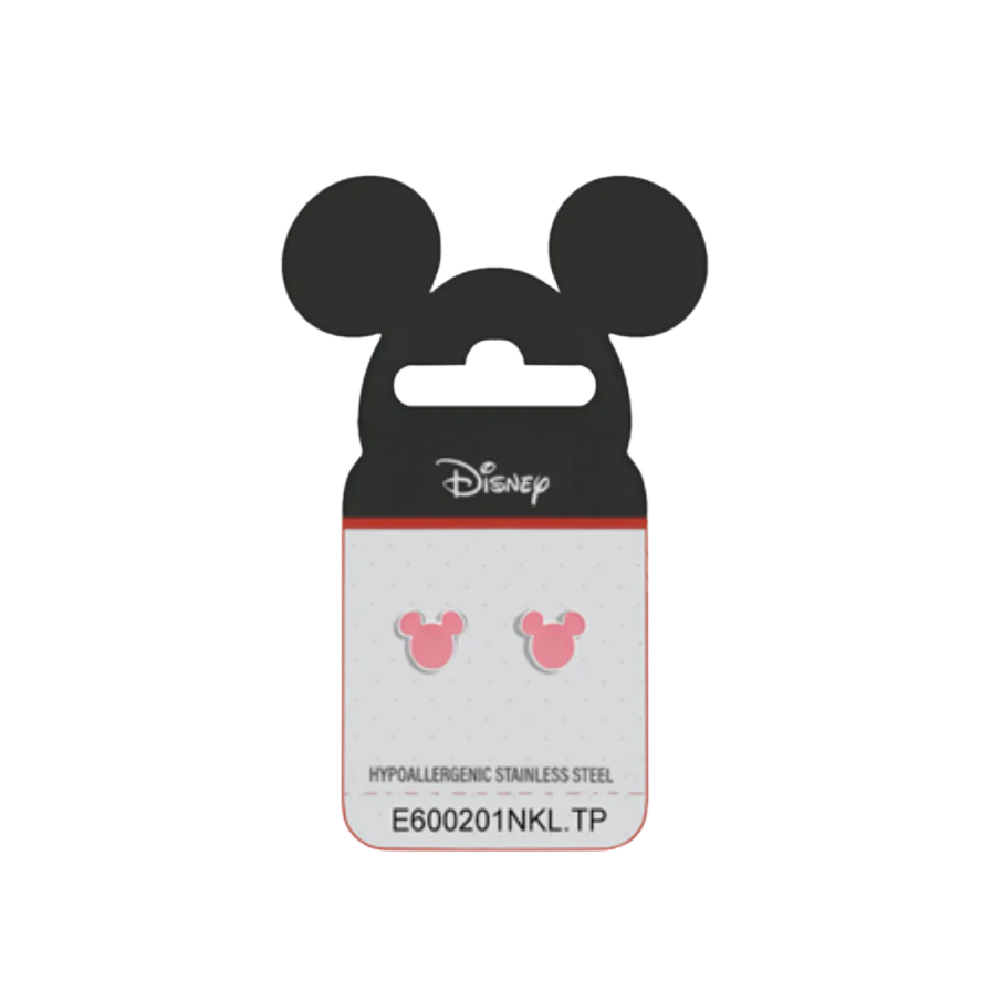 Dječje naušnice ružičaste boje s likom Mickey Mousea, DISNEY