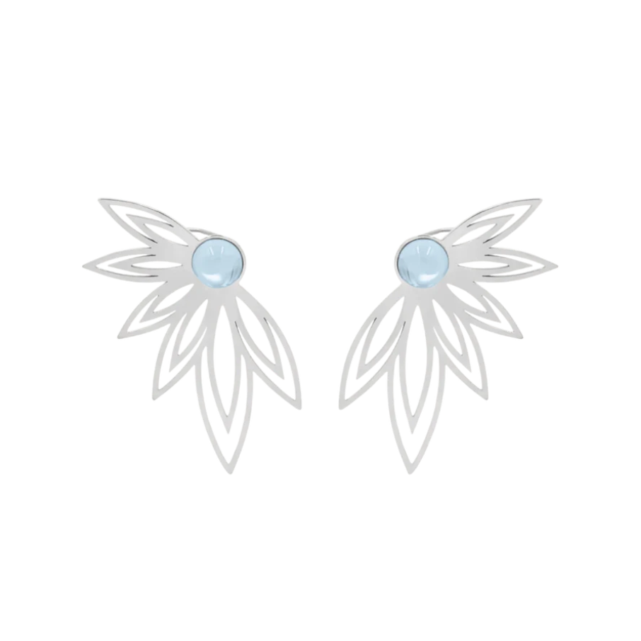 Ženske naušnice od plavog kvarca Sunshine, Lilou