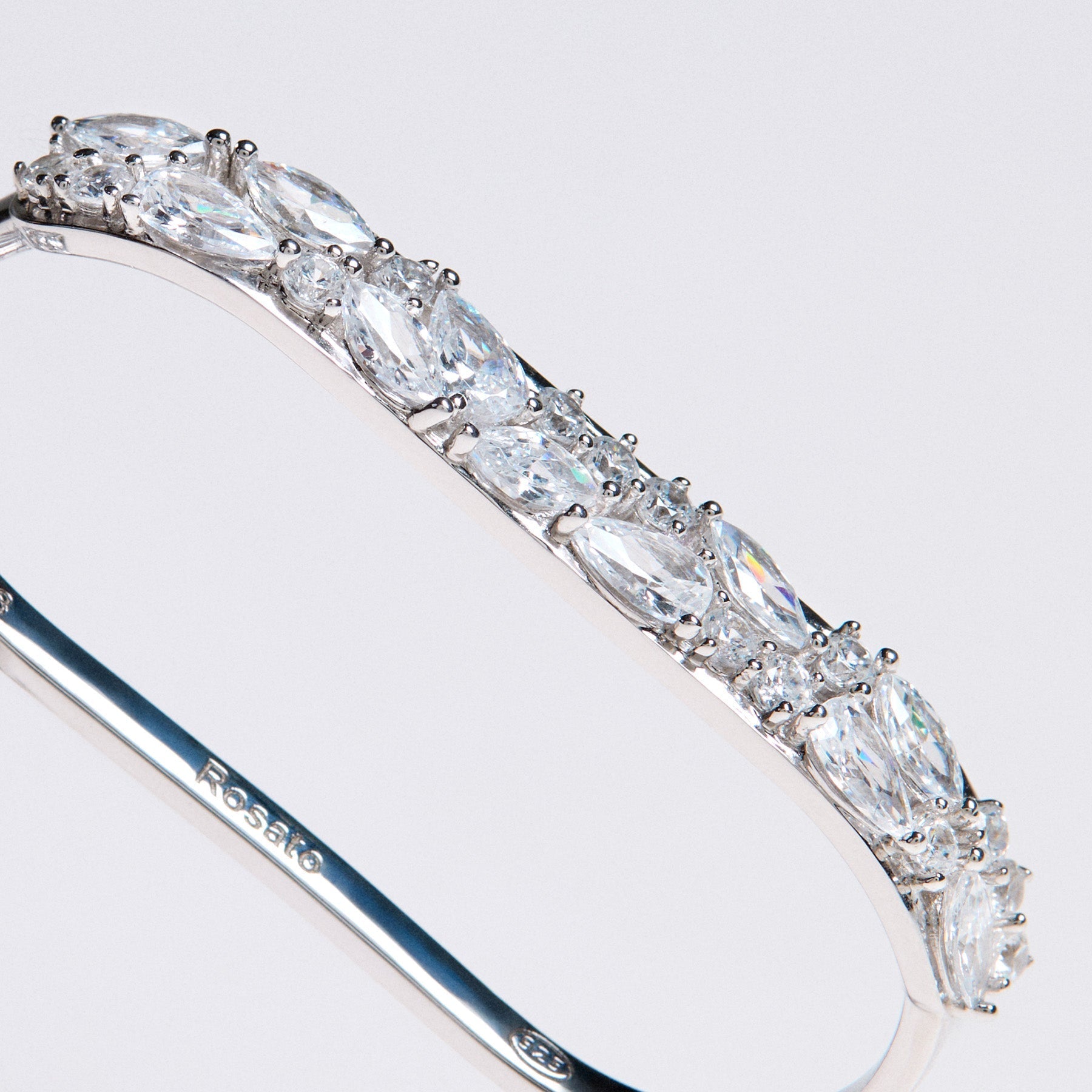 Ženski prsten od srebra s dva prstena, GEMMA, ROSATO