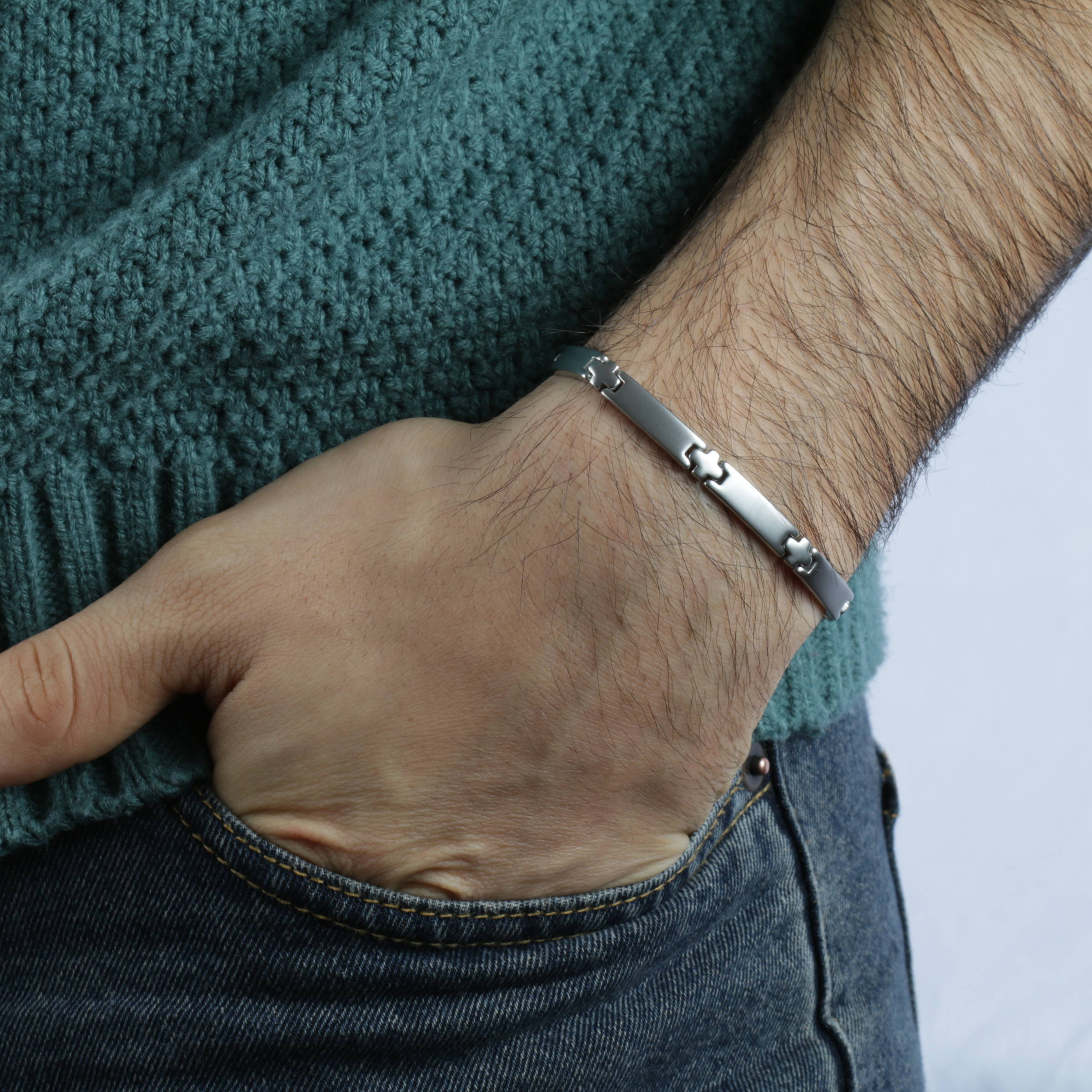 Men's Motown steel bracelet, Morellato