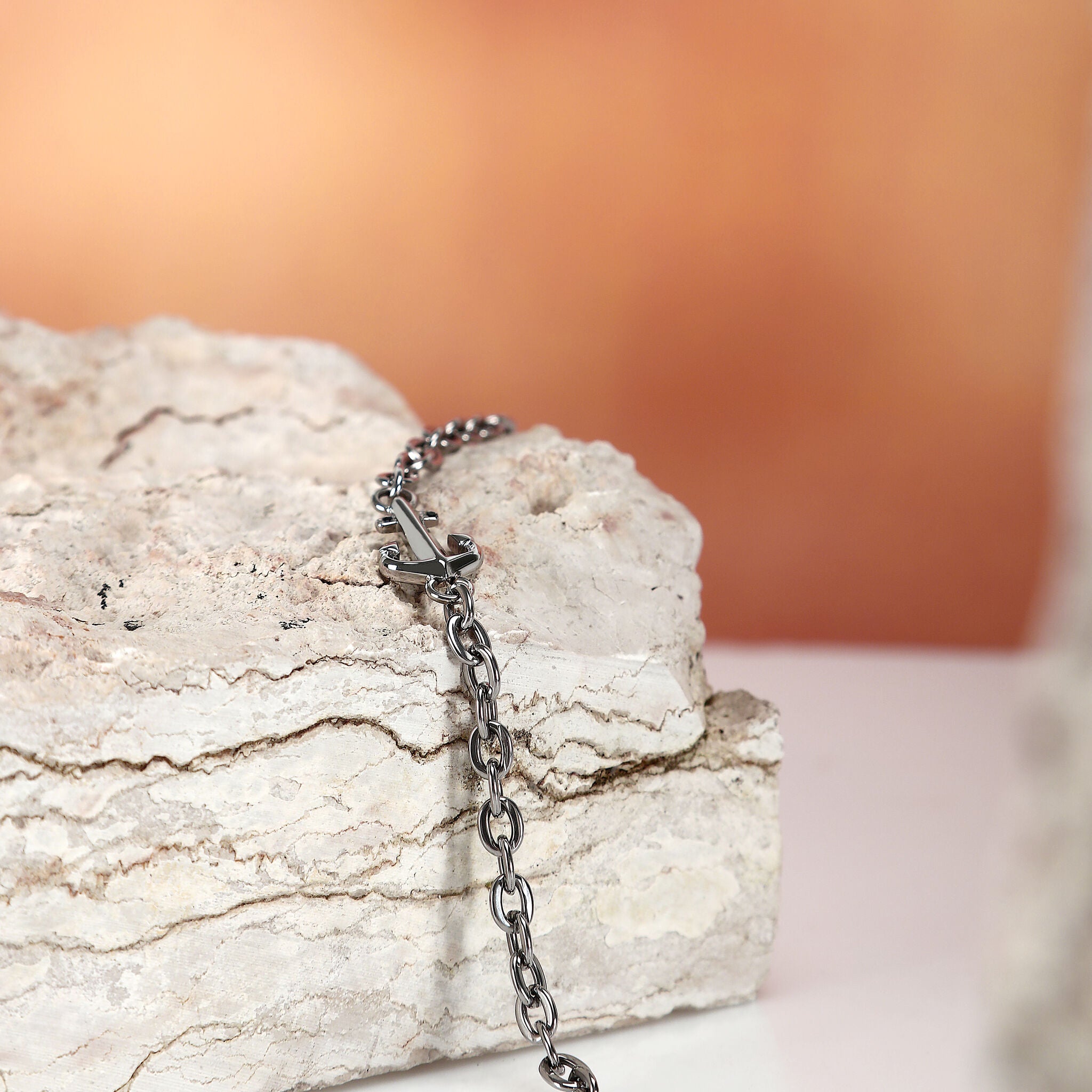 Muška narukvica od čelika s crnim kristalima, Versilia, Morellato