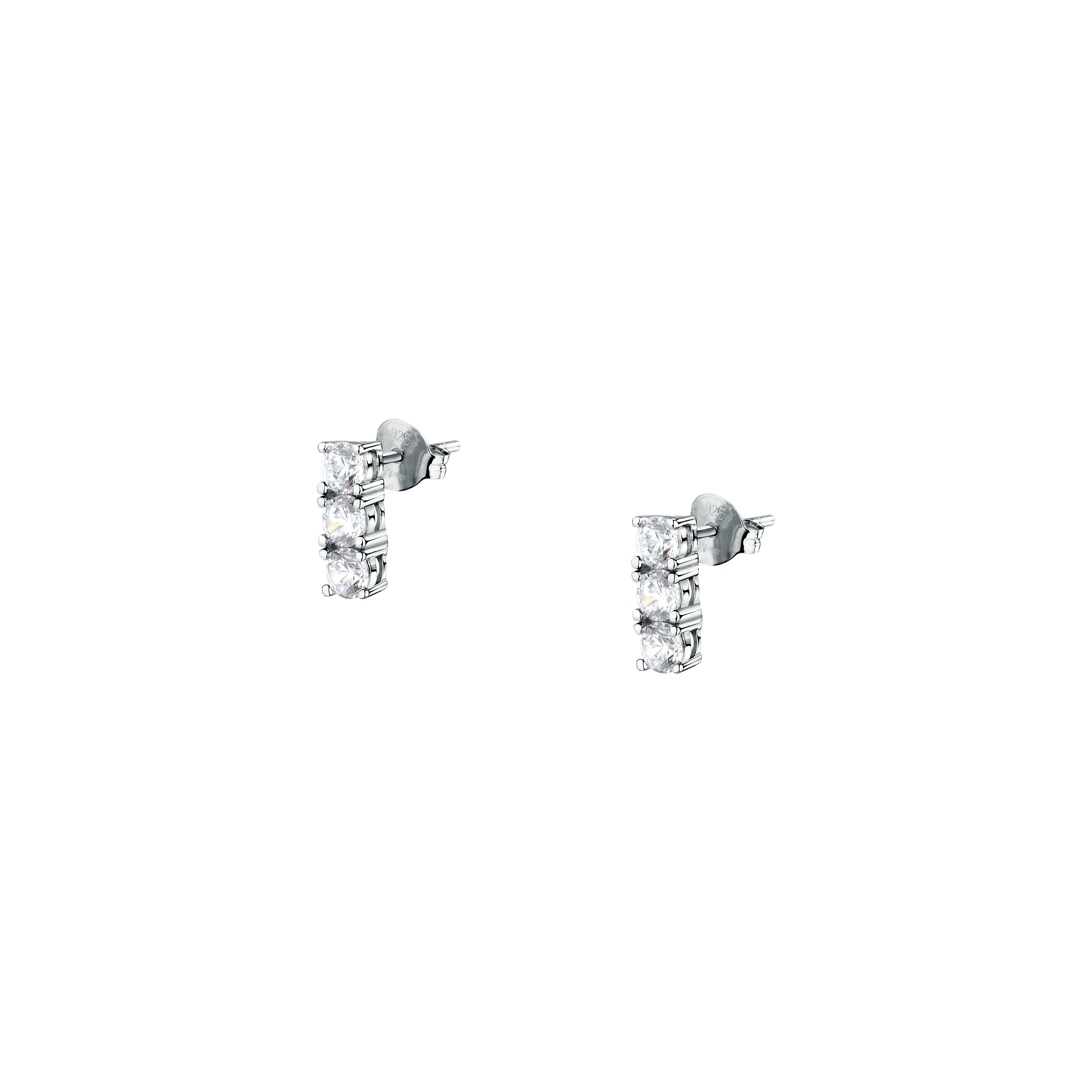 Women's earrings sterling silver Tesori Trilogy, MORELLATO