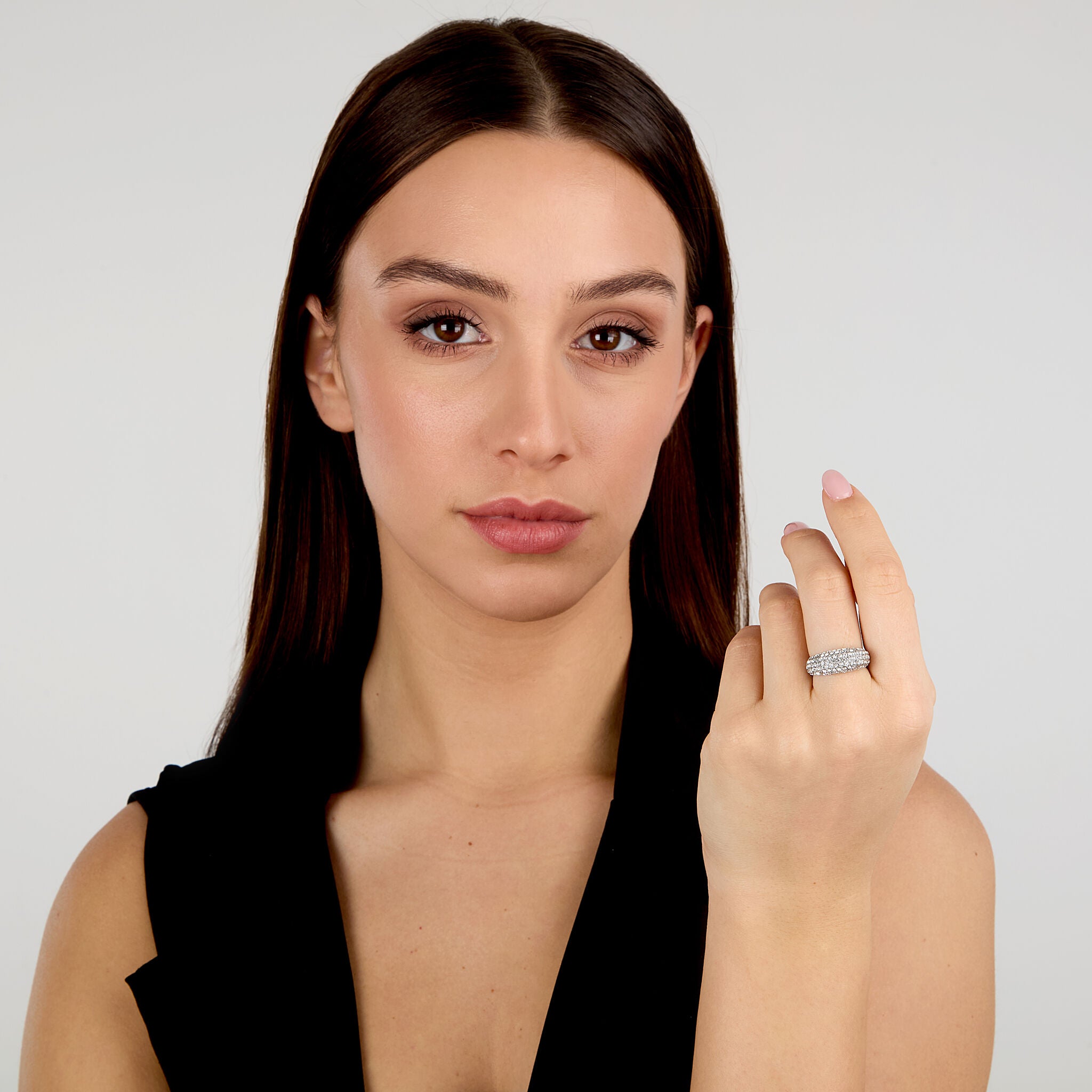 Prsten s kristalima za žene, kolekcija Design, Morellato