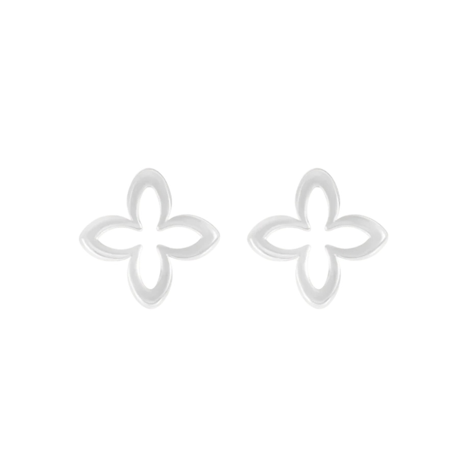 Ženske naušnice, tipa čavala, u obliku ljiljana, Lilou