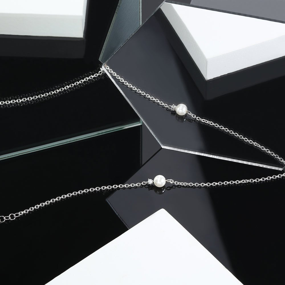 Bratara ajustabila cu perla si pietricica de zirconiu - Bratari ajustabile - sawm07 - MORELLATO - Tessora