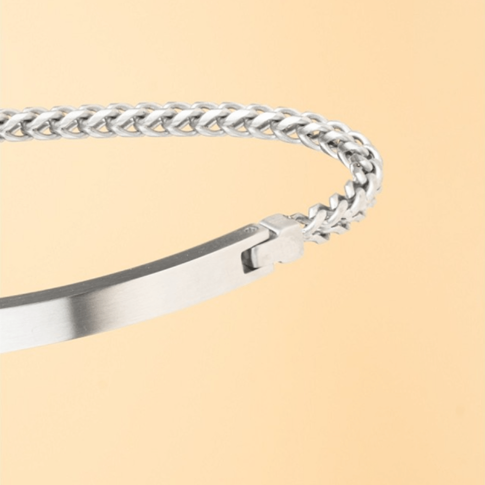 Bratara ajustabila pentru barbati Memento Silver - Bratari pentru barbati - M71XSS - GEMINI - Tessora