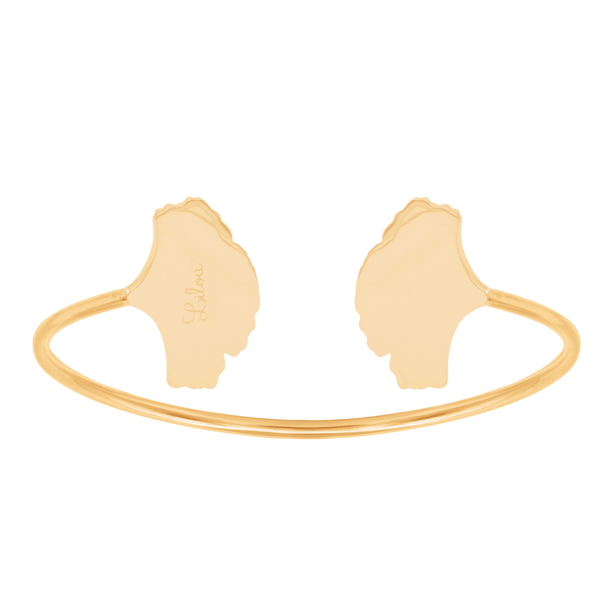 Bratara Ginko placata cu aur - Bratari - 138/60/BRA/PO - Lilou - Tessora