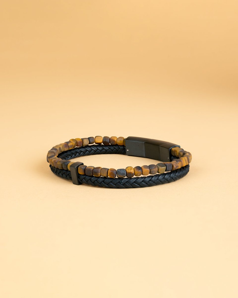 Bratara pentru barbati Double Tiger - Bratari pentru barbati - O35XSS - GEMINI - Tessora