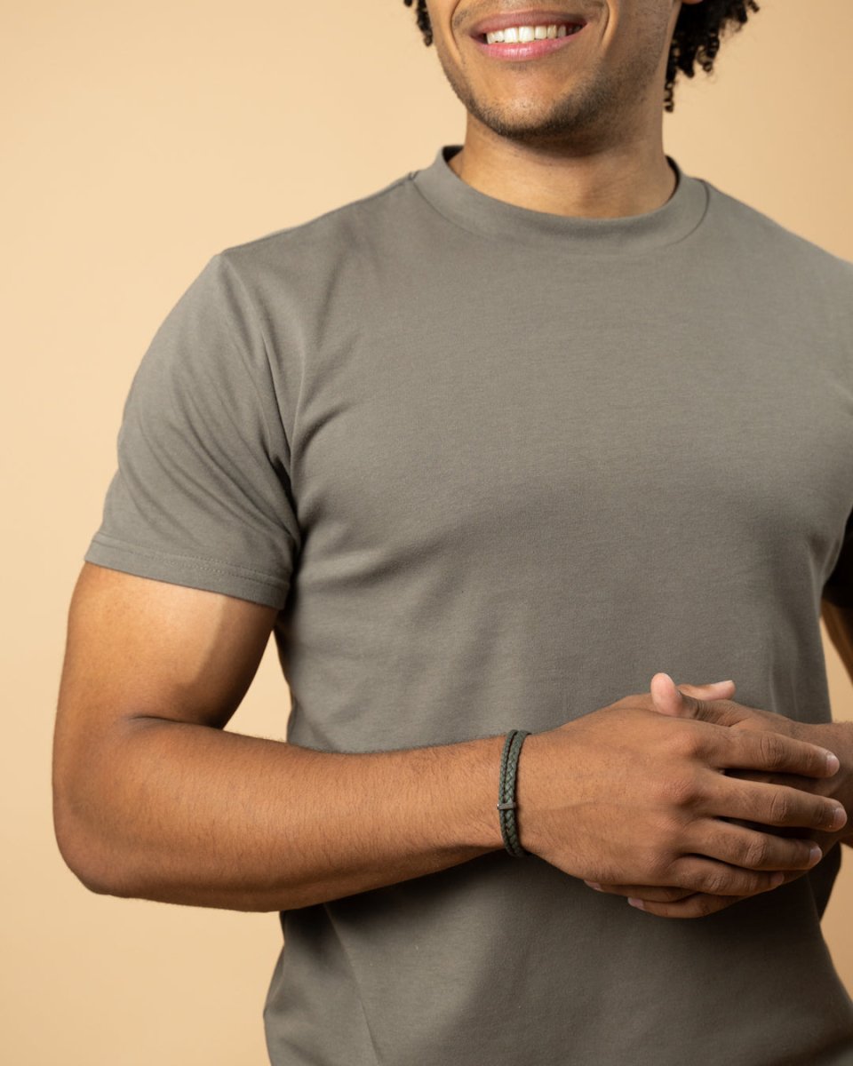 Bratara pentru barbati Duo Green - Bratari pentru barbati - O56XSS - GEMINI - Tessora