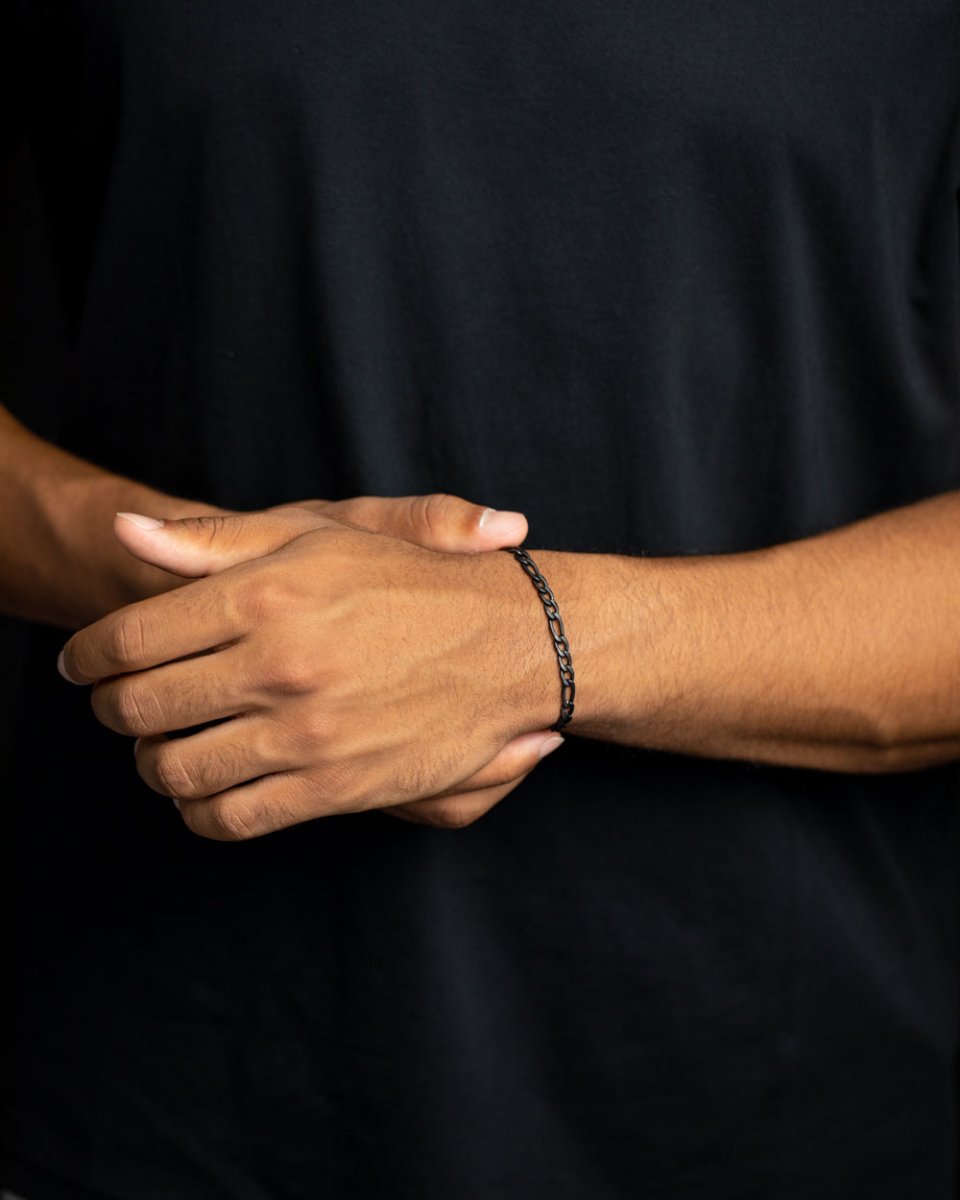 Bratara pentru barbati Fortis Black - Bratari pentru barbati - M12XSS - GEMINI - Tessora