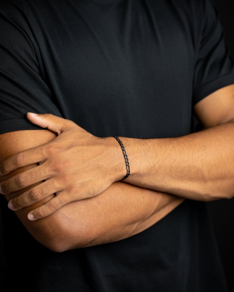 Bratara pentru barbati Fortis Black - Bratari pentru barbati - M12XSS - GEMINI - Tessora