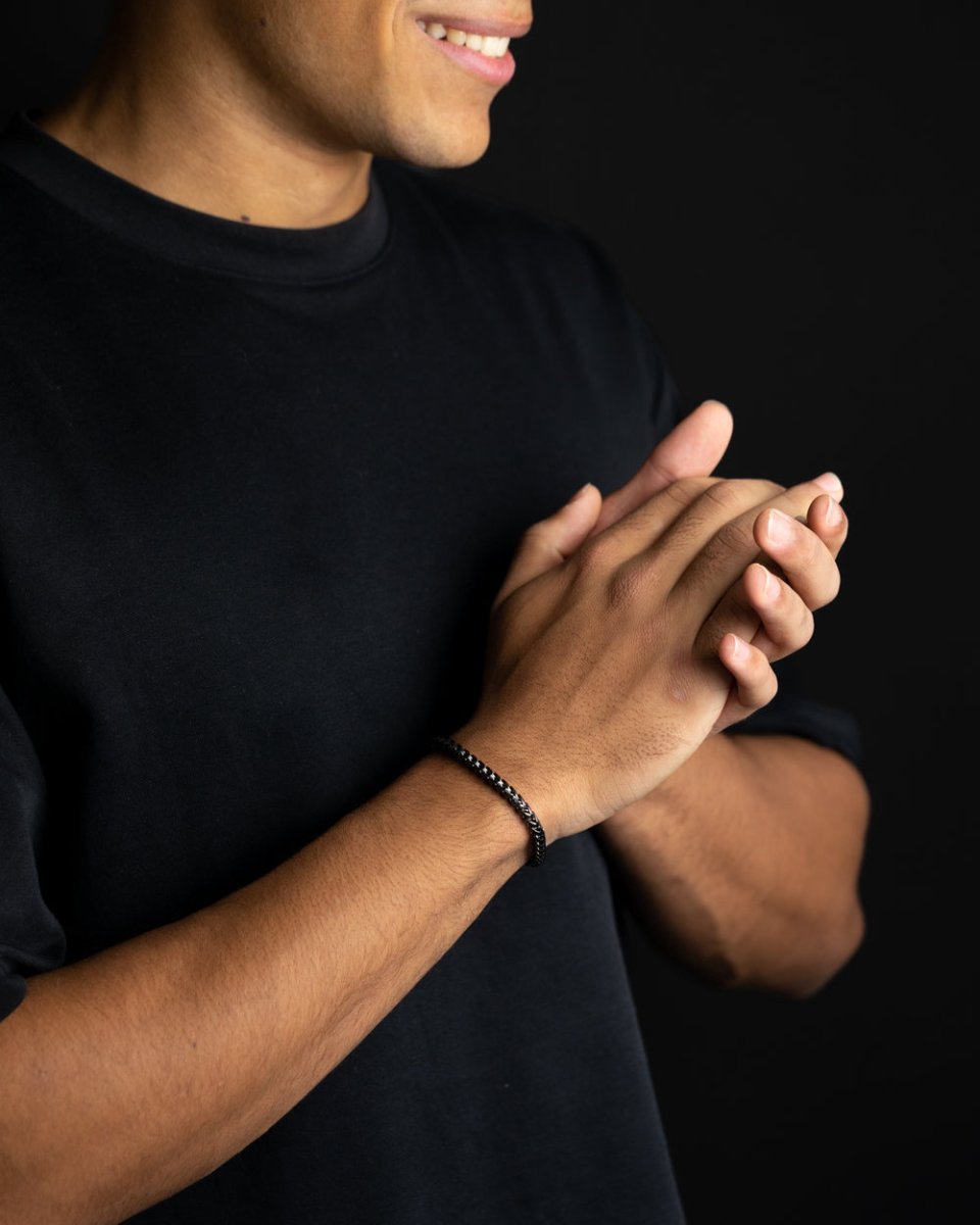 Bratara pentru barbati Milia Black - Bratari pentru barbati - M02XSS - GEMINI - Tessora