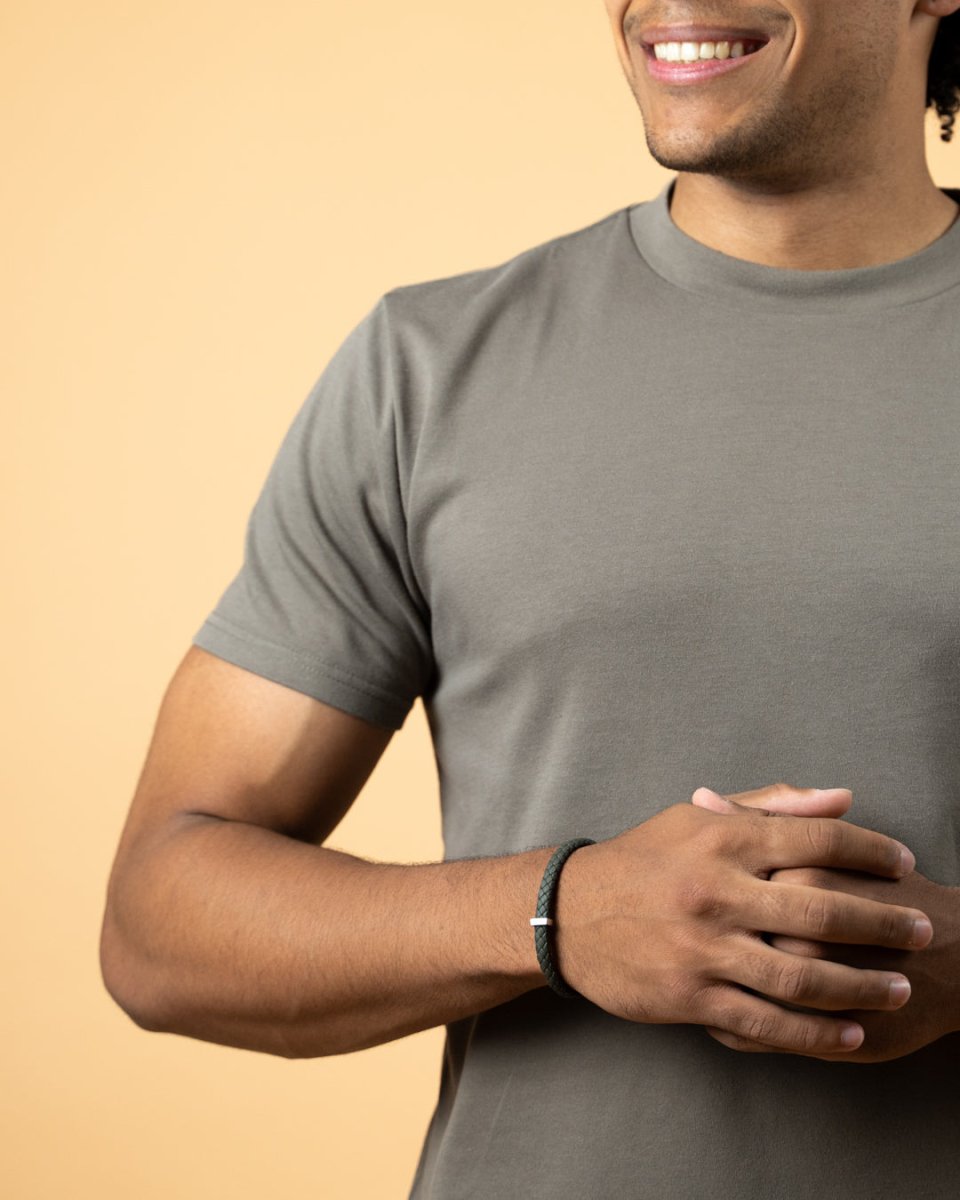 Bratara pentru barbati Una Green - Bratari pentru barbati - O46XSS - GEMINI - Tessora