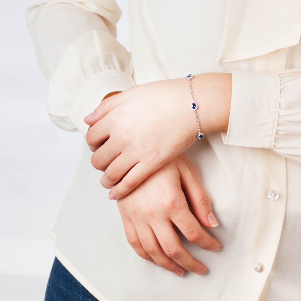 Bratara Tesori cu pandantive alungite si pietricele de zirconiu - Bratari - saiw11 - MORELLATO - Tessora