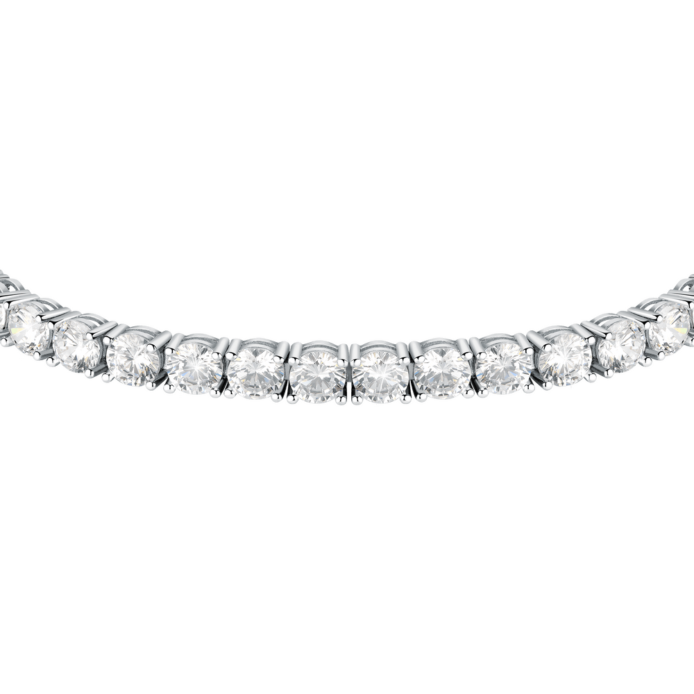 Bratara Tesori tennis din argint ajustabila de 16 cm + extensie de 3 cm - Bratari tennis - saiw124 - MORELLATO - Tessora