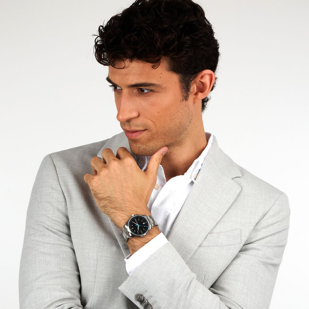 Ceas Trussardi T - Bridge argintiu, barbati - Ceasuri barbati - R2453171005 - TRUSSARDI - Tessora