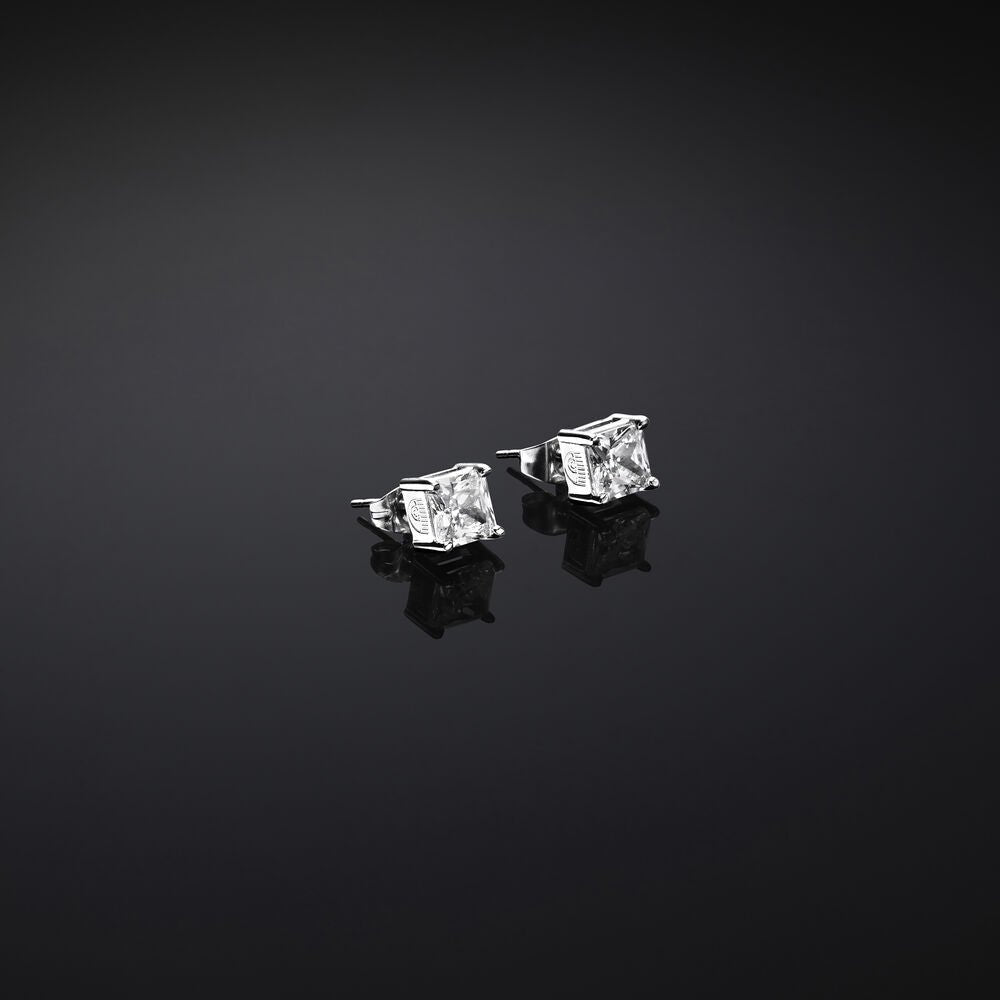 Cercei argintii Solitaire Classic - Cercei - j19avj21 - CHIARA FERRAGNI - Tessora