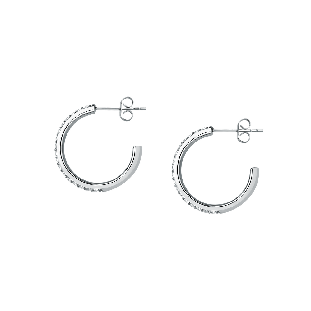 Cercei Creole cu pietricele de cristal - Cercei cu surub - savn02 - MORELLATO - Tessora