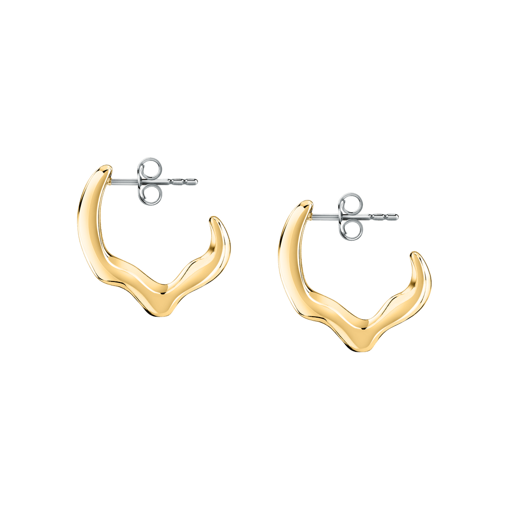 Cercei cu forma neregulata T - Design - Cercei cu surub - tjaxa05 - TRUSSARDI - Tessora