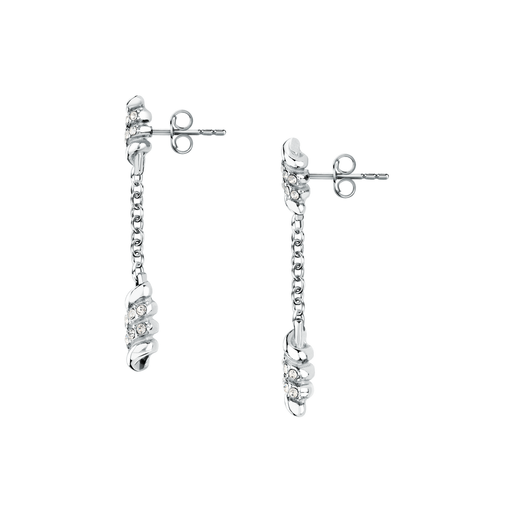 Cercei eleganti cu cristale transparente - Cercei cu surub - sawz09 - MORELLATO - Tessora