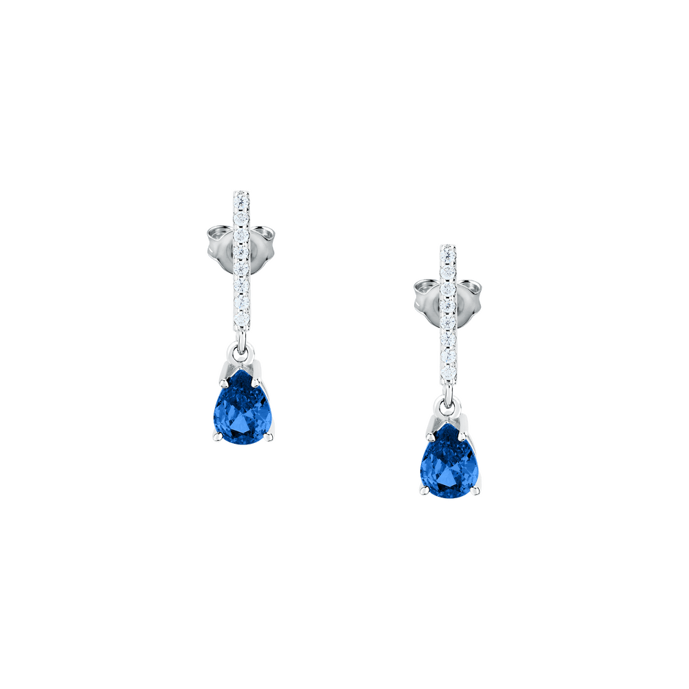 Cercei Tesori cu piatra albastra - Cercei din argint - saiw195 - MORELLATO - Tessora