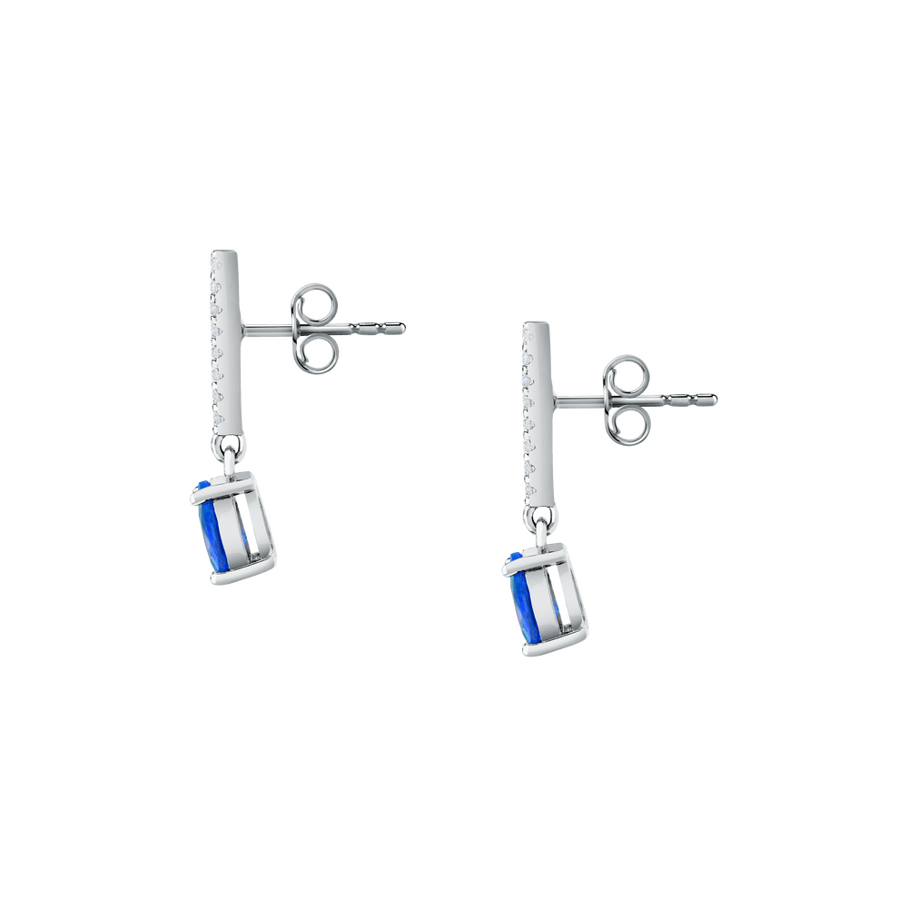 Cercei Tesori cu piatra albastra - Cercei din argint - saiw195 - MORELLATO - Tessora