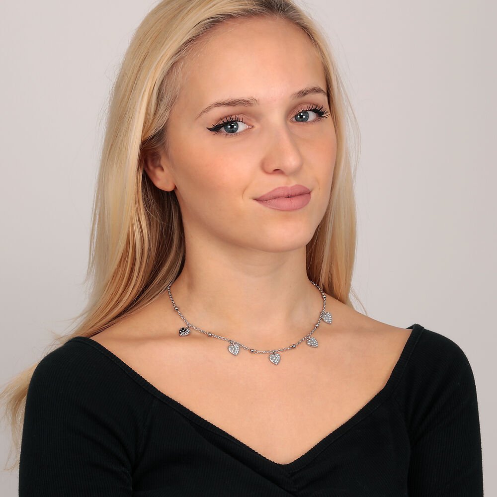 Colier cu inimioare - Coliere - saun02 - MORELLATO - Tessora