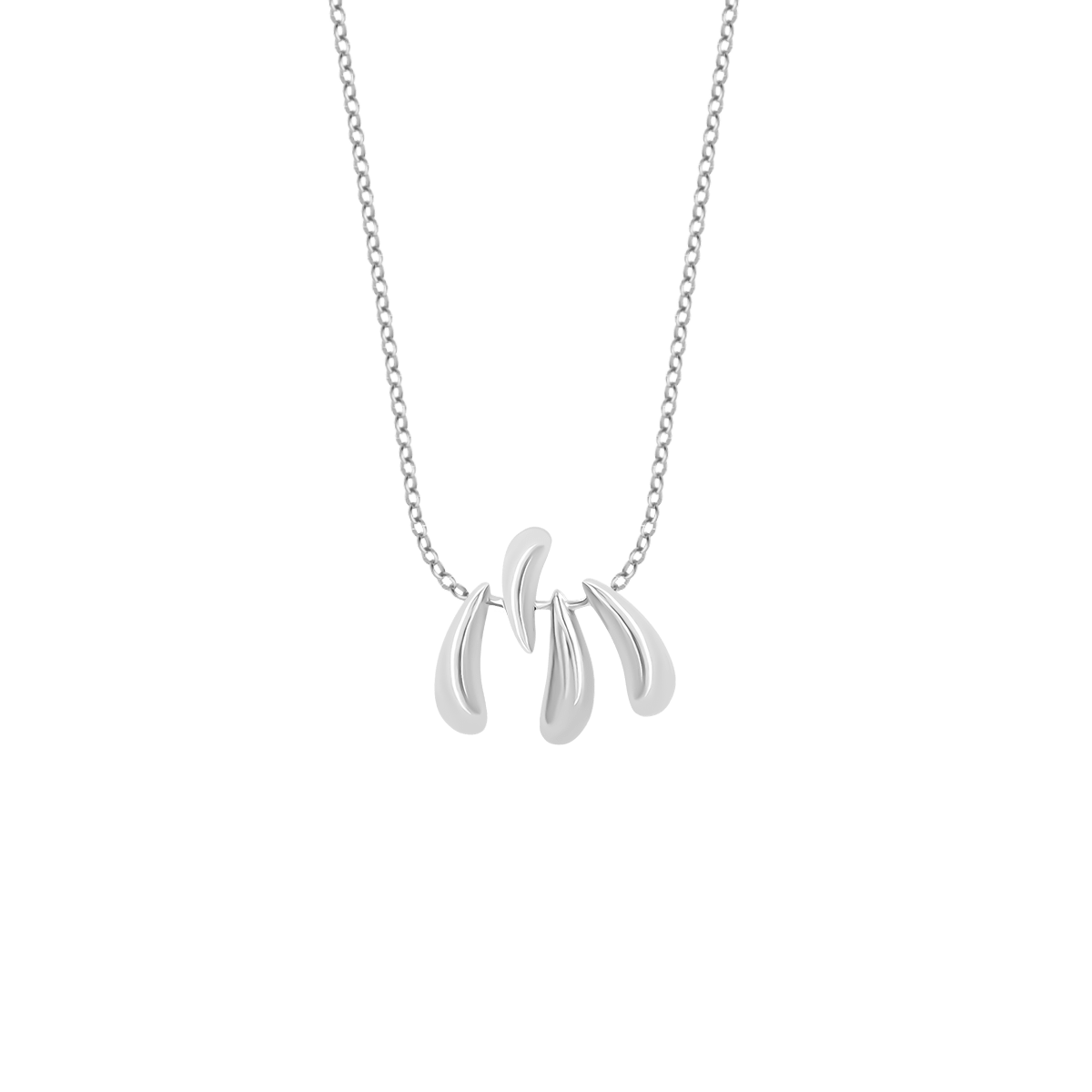 Colier Forza cu pandantiv placat cu argint - Coliere - 210/46/LAN/20/SR - Lilou - Tessora