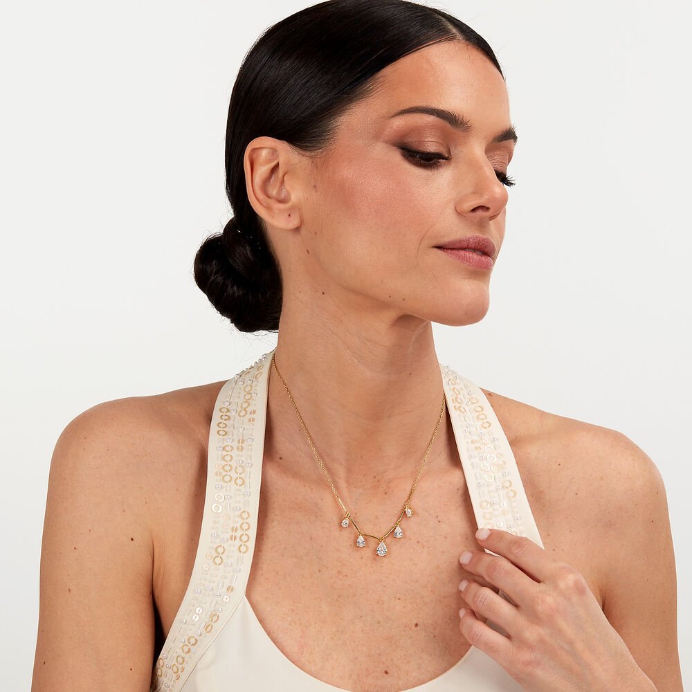 Colier Tesori cu pietricele de zirconiu - Coliere din argint - saiw207 - MORELLATO - Tessora