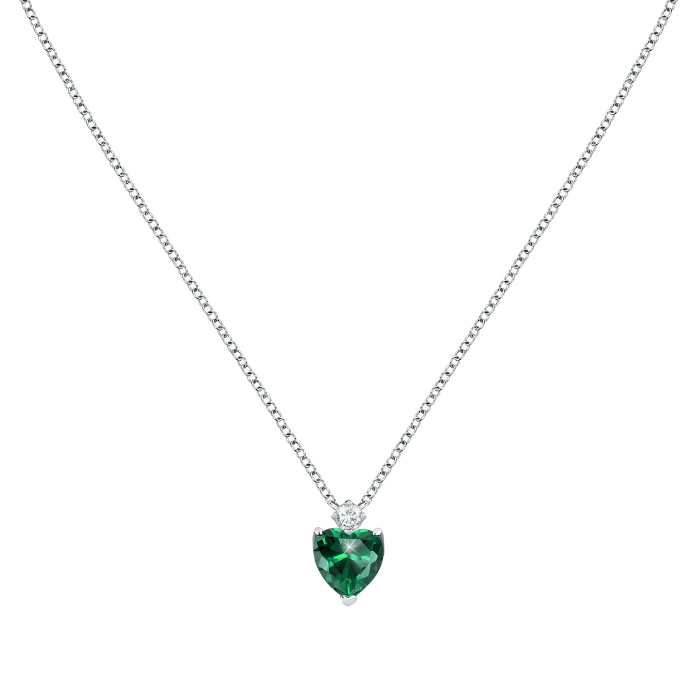 Colier Tesori Emerald In forma de inimioara - Coliere din argint - saiw160 - MORELLATO - Tessora
