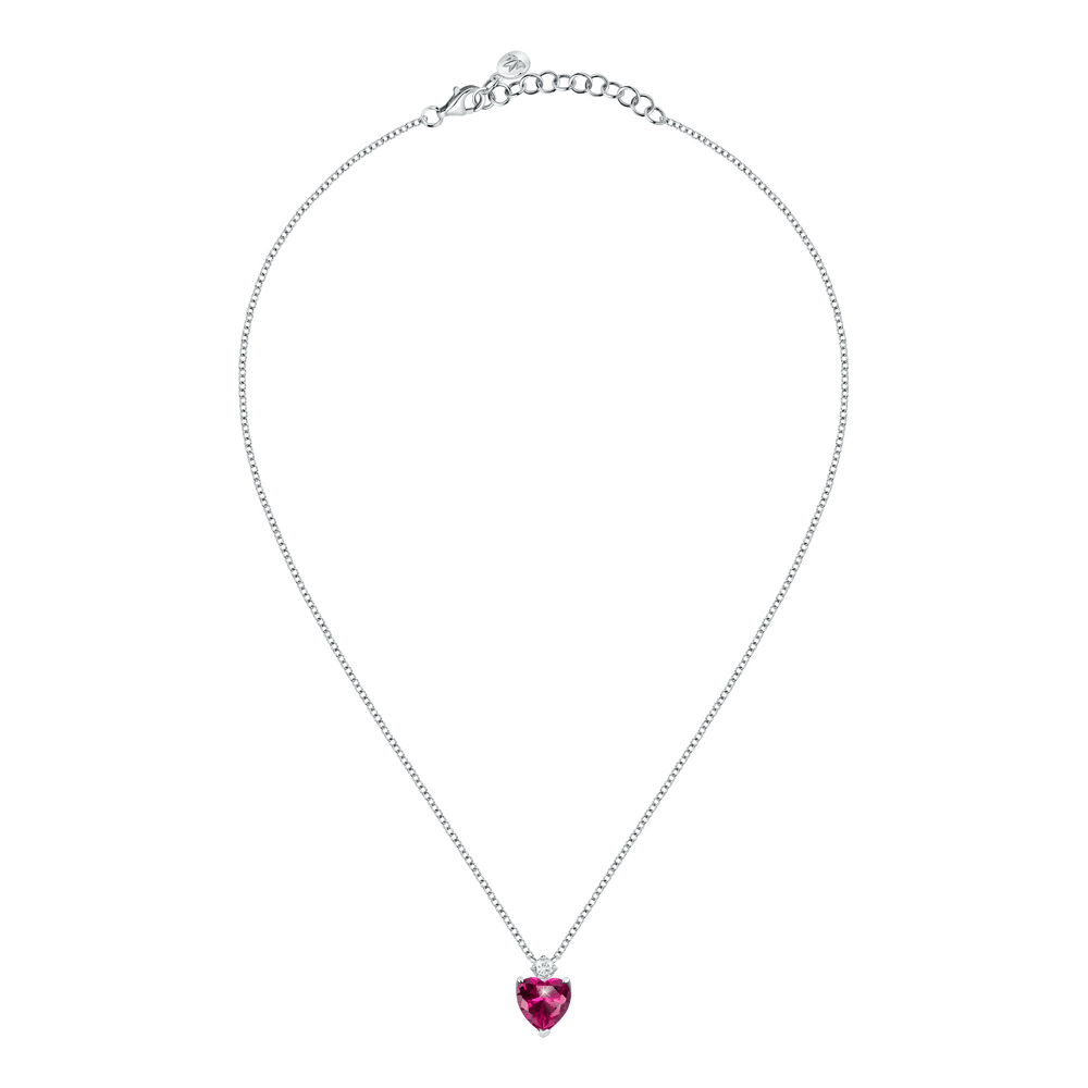 Colier Tesori Ruby In forma de inimioara - Coliere din argint - saiw161 - MORELLATO - Tessora