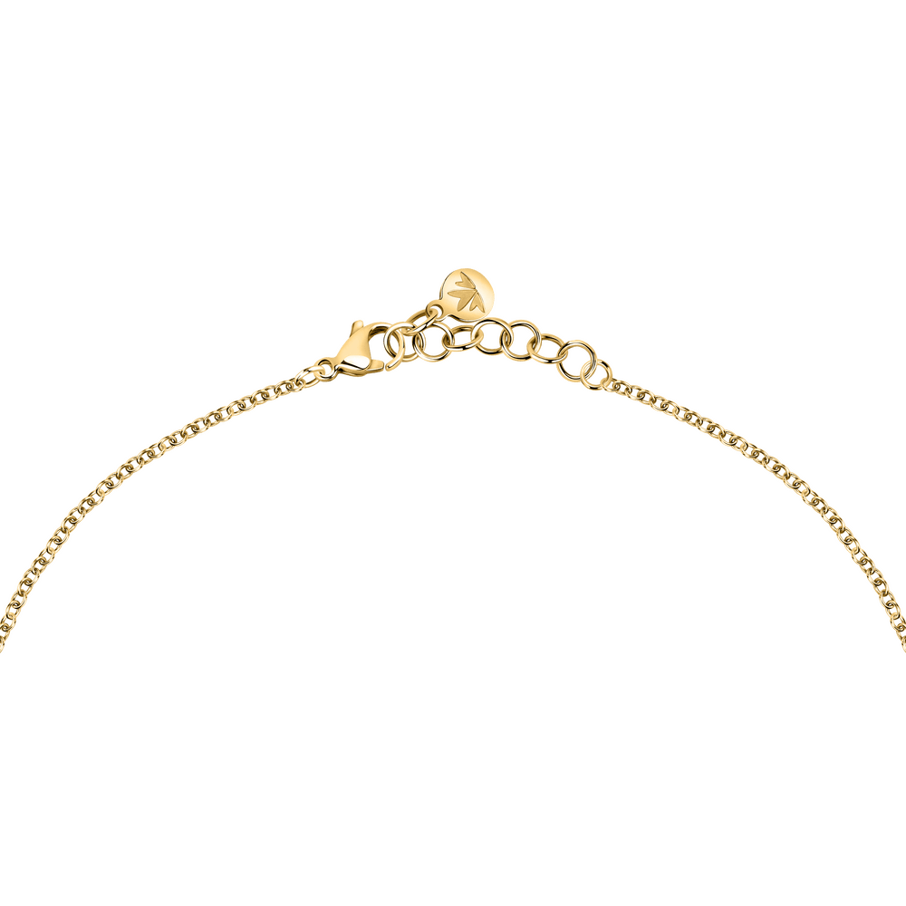 Colier Torchon auriu cu pietricele de cristal - Coliere - sawz01 - MORELLATO - Tessora